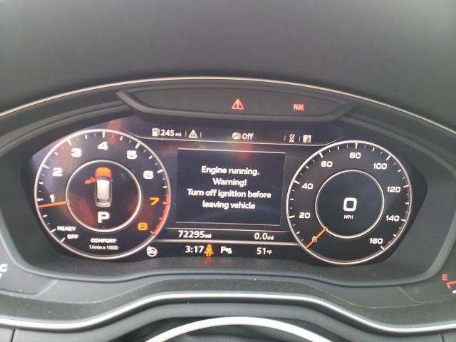 WA18NAF41HA075083 - 2017 AUDI A4 ALLROAD PREMIUM PLUS GRAY photo 9