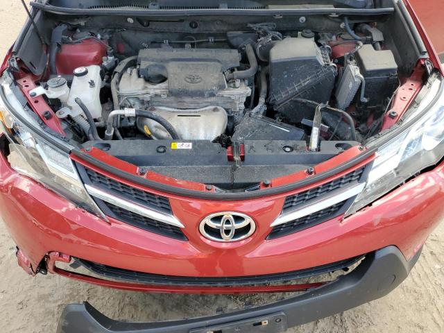 JTMDFREV7FD142033 - 2015 TOYOTA RAV4 LIMITED RED photo 12