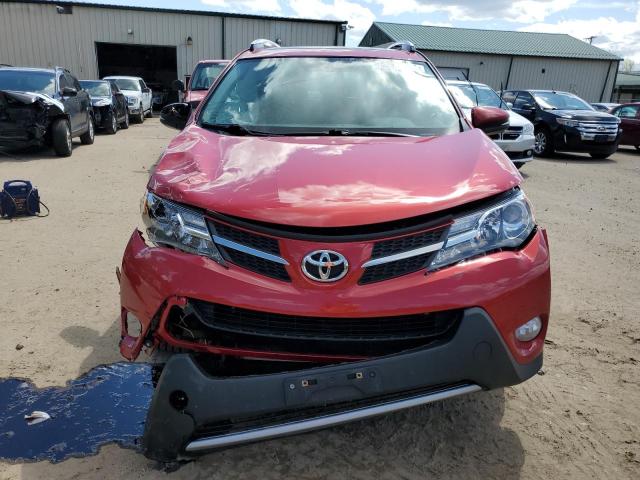 JTMDFREV7FD142033 - 2015 TOYOTA RAV4 LIMITED RED photo 5