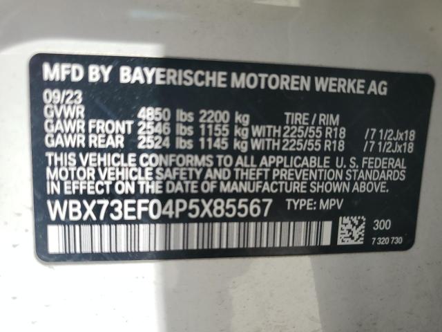 WBX73EF04P5X85567 - 2023 BMW X1 XDRIVE28I 白色 照片 13