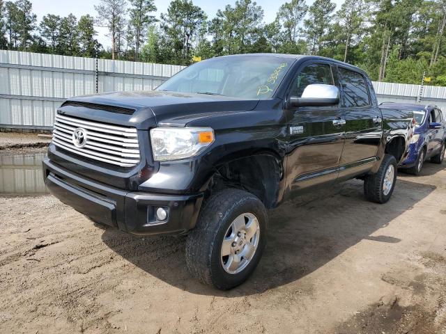 5TFAW5F13EX383902 - 2014 TOYOTA TUNDRA CREWMAX PLATINUM Schwarz Foto 1