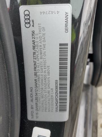 WAUHGAFCXGN088359 - 2016 AUDI A6 PRESTIGE ნაცრისფერი ფოტო 12