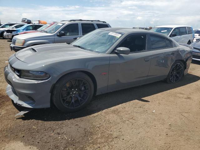 2C3CDXGJ3KH519538 - 2019 DODGE CHARGER SCAT PACK GRAY photo 1