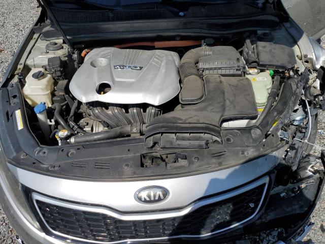 KNAGM4AD9D5040742 - 2013 KIA OPTIMA HYBRID SILVER photo 11