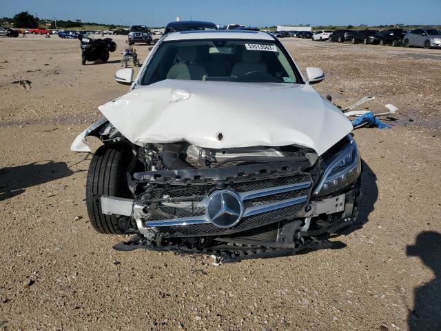 55SWF8DB6KU282831 - 2019 MERCEDES-BENZ C 300 WHITE photo 5