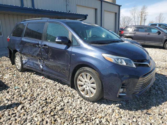 5TDDZ3DC2LS231982 - 2020 TOYOTA SIENNA XLE BLUE photo 4