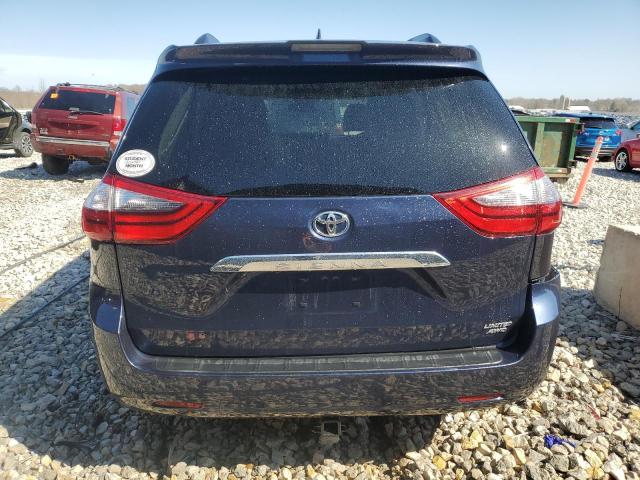 5TDDZ3DC2LS231982 - 2020 TOYOTA SIENNA XLE BLUE photo 6