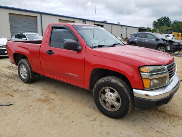 1GTCS146258133895 - 2005 GMC CANYON RED photo 4