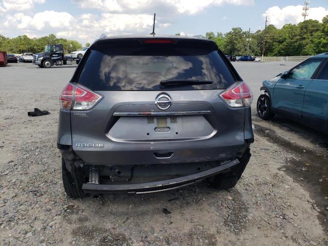 JN8AT2MT1GW001374 - 2016 NISSAN ROGUE S GRAY photo 6