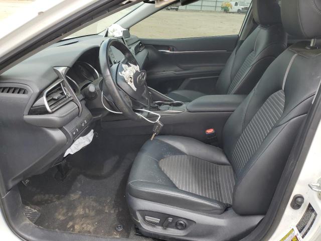 4T1G11AK8RU254400 - 2024 TOYOTA CAMRY SE NIGHT SHADE WHITE photo 7