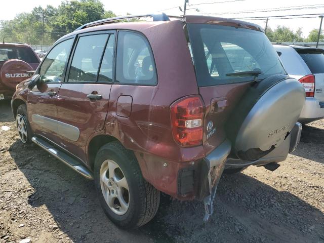 JTEGD20V250072542 - 2005 TOYOTA RAV4 BURGUNDY photo 2