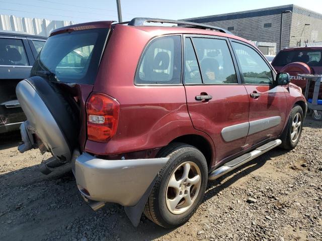 JTEGD20V250072542 - 2005 TOYOTA RAV4 BURGUNDY photo 3