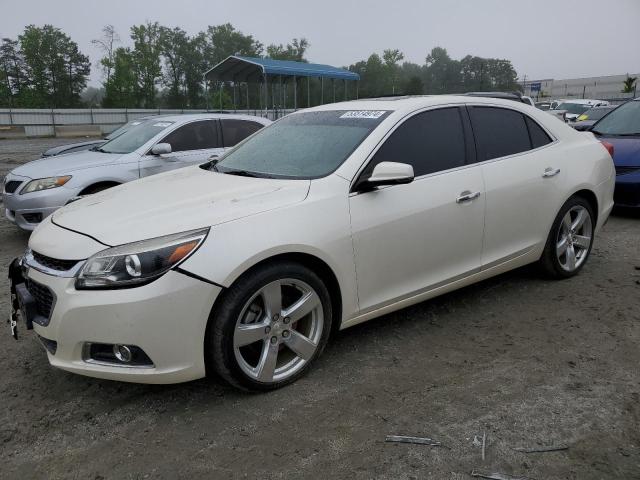 1G11J5SX8EF188756 - 2014 CHEVROLET MALIBU LTZ WHITE photo 1