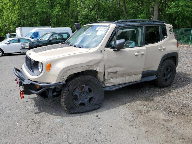 ZACCJBCB4HPF53307 - 2017 JEEP RENEGADE TRAILHAWK TAN photo 1