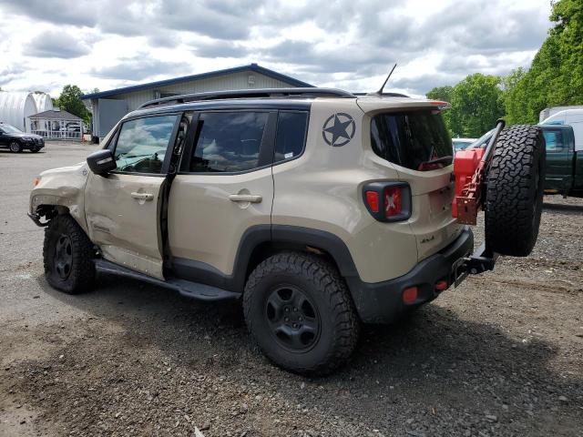 ZACCJBCB4HPF53307 - 2017 JEEP RENEGADE TRAILHAWK TAN photo 2