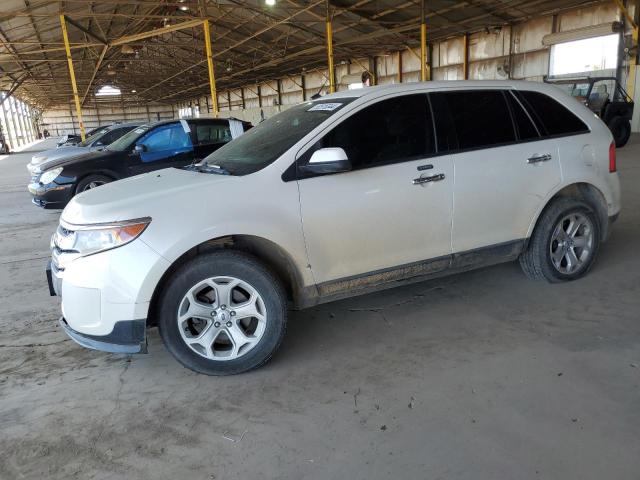 2FMDK4JC2BBB18222 - 2011 FORD EDGE SEL WHITE photo 1