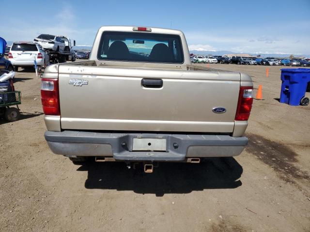 1FTYR14U81PA60399 - 2001 FORD RANGER SUPER CAB GOLD photo 6