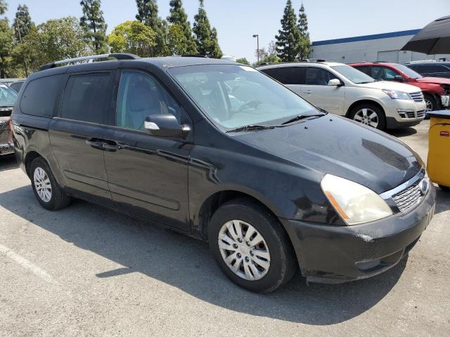 KNDMG4C75B6410807 - 2011 KIA SEDONA LX BLACK photo 4