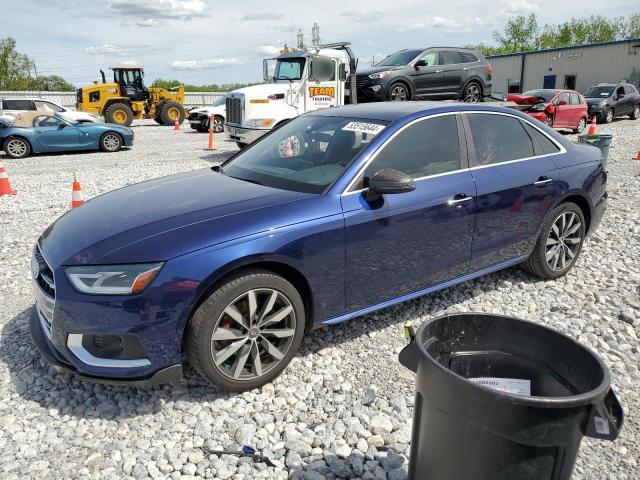 WAUABAF47MA025151 - 2021 AUDI A4 PREMIUM 40 BLUE photo 1