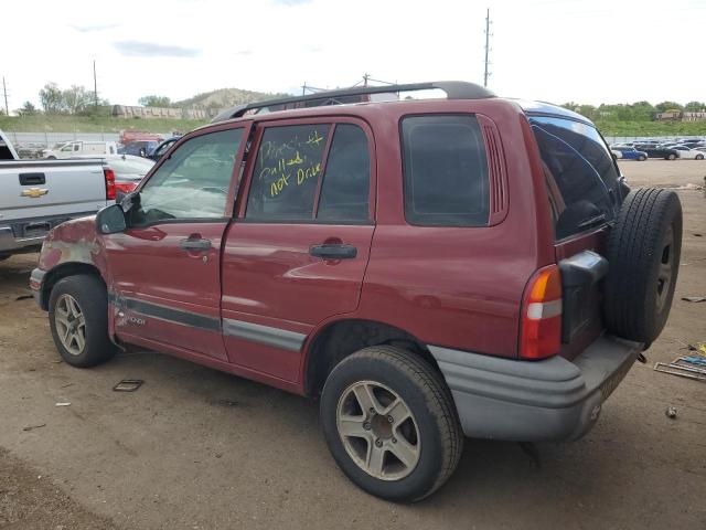 2CNBJ13C436948118 - 2003 CHEVROLET TRACKER RED photo 2