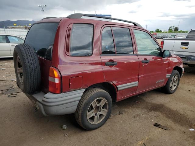 2CNBJ13C436948118 - 2003 CHEVROLET TRACKER RED photo 3