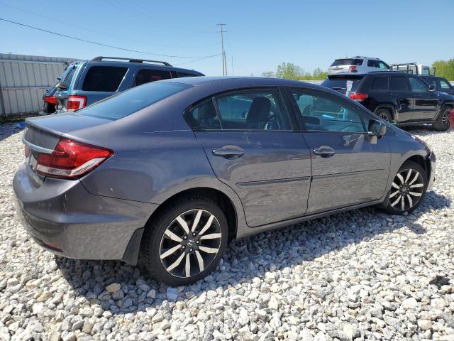 19XFB2F98EE071600 - 2014 HONDA CIVIC EXL 灰色 照片 3