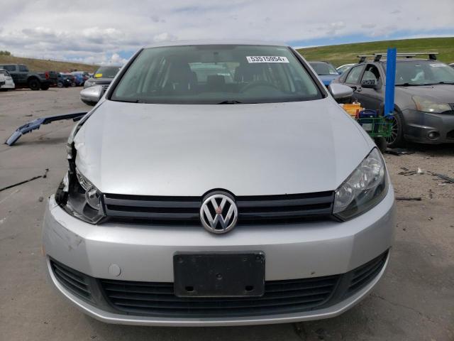 WVWDB7AJ6DW120237 - 2013 VOLKSWAGEN GOLF SILVER photo 5