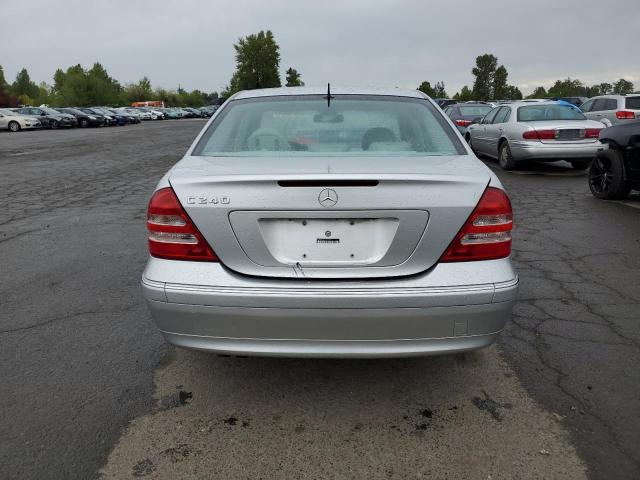 WDBRF61J22F184548 - 2002 MERCEDES-BENZ C 240 SILVER photo 6