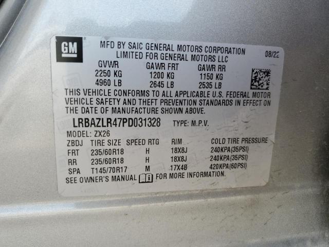 LRBAZLR47PD031328 - 2023 BUICK ENVISION PREFERRED SILVER photo 12