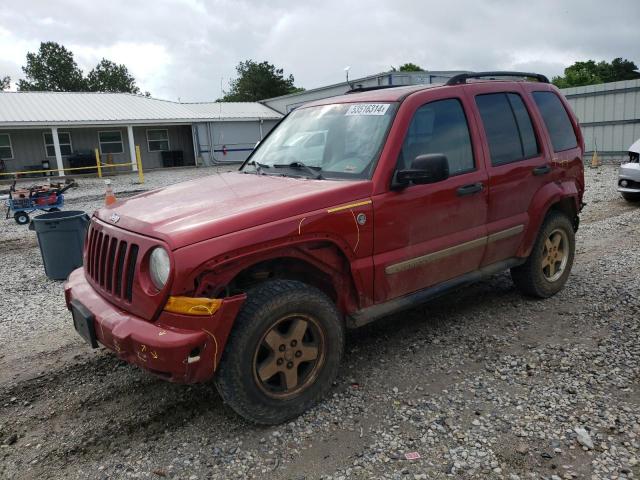 1J4GL38K95W645158 - 2005 JEEP LIBERTY RENEGADE RED photo 1