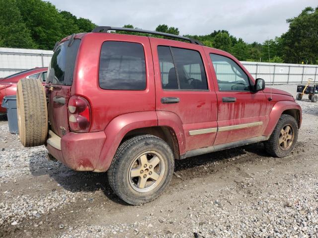1J4GL38K95W645158 - 2005 JEEP LIBERTY RENEGADE RED photo 3