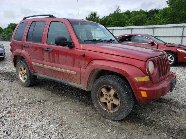 1J4GL38K95W645158 - 2005 JEEP LIBERTY RENEGADE RED photo 4