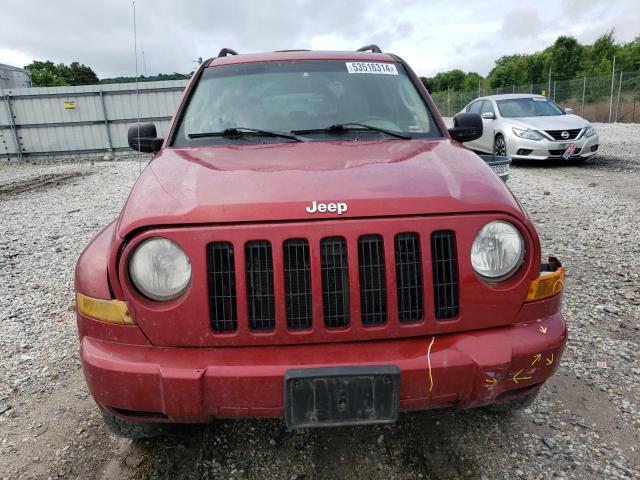 1J4GL38K95W645158 - 2005 JEEP LIBERTY RENEGADE RED photo 5