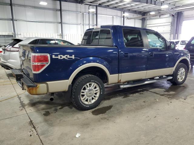 1FTPW14V99KC90443 - 2009 FORD F150 SUPERCREW BLUE photo 3