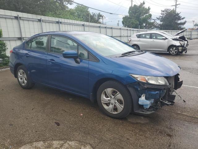 19XFB2F56FE092489 - 2015 HONDA CIVIC LX BLUE photo 4