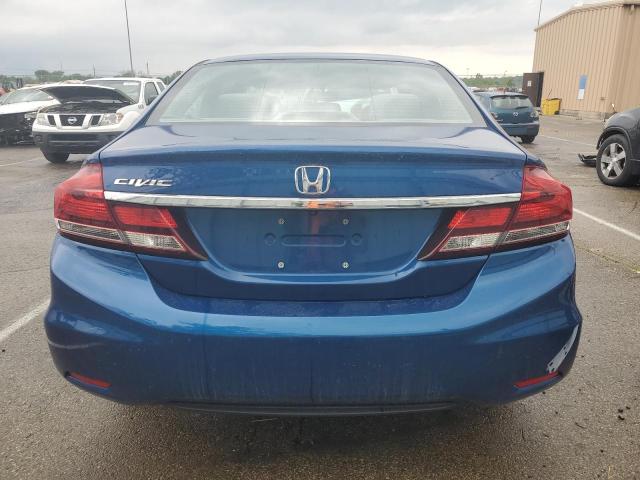 19XFB2F56FE092489 - 2015 HONDA CIVIC LX BLUE photo 6