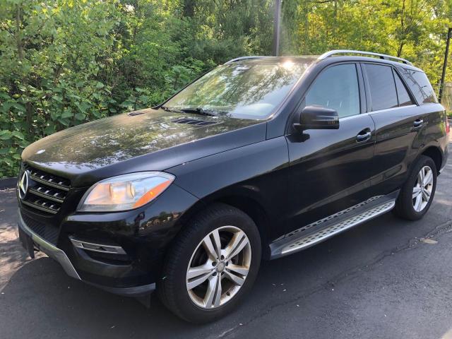 4JGDA5HB3EA339608 - 2014 MERCEDES-BENZ ML 350 4MATIC BLACK photo 1