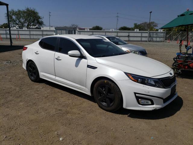 KNAGM4A79F5664747 - 2015 KIA OPTIMA LX WHITE photo 4