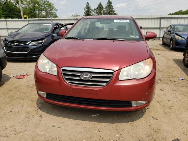 KMHDU46D28U523074 - 2008 HYUNDAI ELANTRA GLS RED photo 5