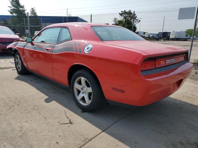 2B3CJ4DV7AH249420 - 2010 DODGE CHALLENGER SE RED photo 2