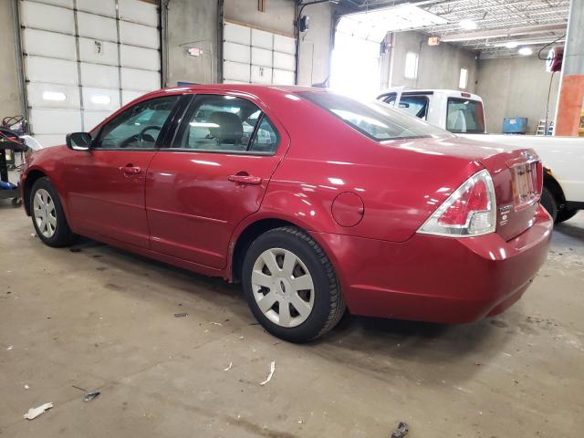 3FAHP06Z58R169842 - 2008 FORD FUSION S RED photo 2
