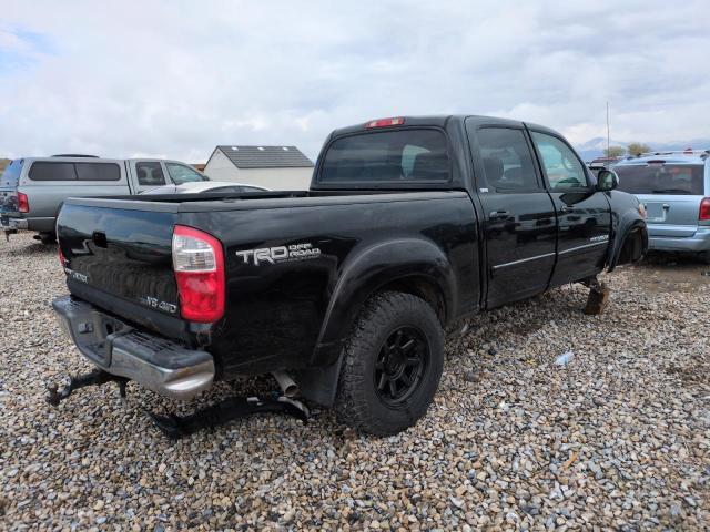 5TBDT44126S536448 - 2006 TOYOTA TUNDRA DOUBLE CAB SR5 BLACK photo 3