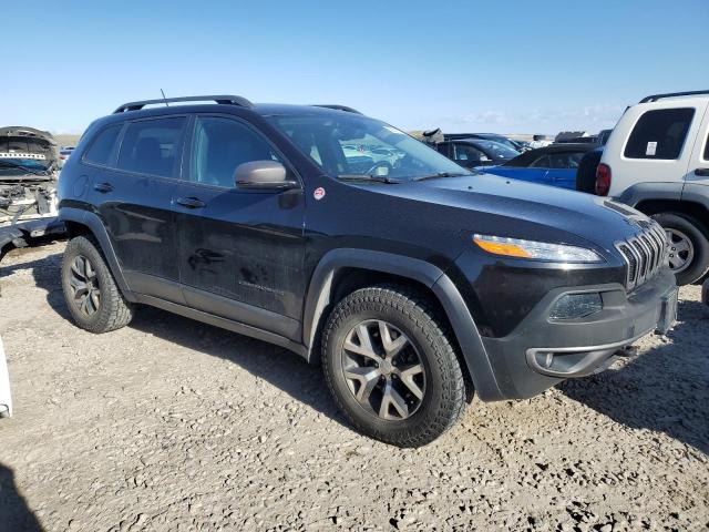 1C4PJMBS4FW555136 - 2015 JEEP CHEROKEE TRAILHAWK BLACK photo 4