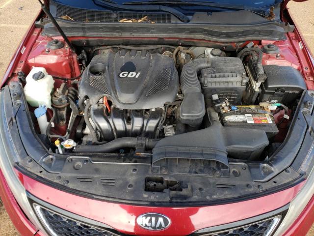 5XXGM4A79EG299323 - 2014 KIA OPTIMA LX RED photo 11