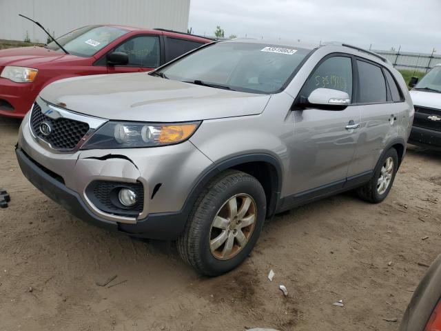 5XYKT3A67CG286058 - 2012 KIA SORENTO BASE SILVER photo 1