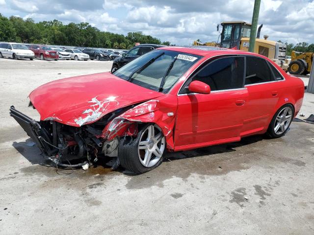 WAUAF78E08A085808 - 2008 AUDI A4 2.0T RED photo 1