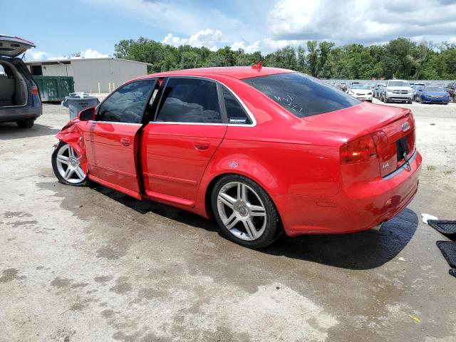 WAUAF78E08A085808 - 2008 AUDI A4 2.0T RED photo 2