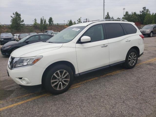 5N1AR2MM6DC637011 - 2013 NISSAN PATHFINDER S WHITE photo 1