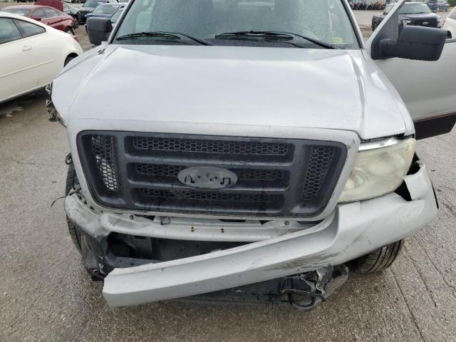 1FTPX14565FA66529 - 2005 FORD F150 SILVER photo 11