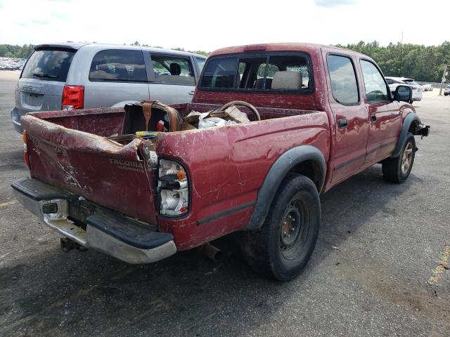 5TEGN92N92Z139379 - 2002 TOYOTA TACOMA DOUBLE CAB PRERUNNER RED photo 3
